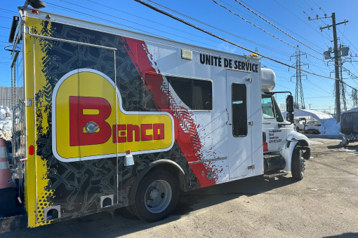 Camion d'unité de service de Benco